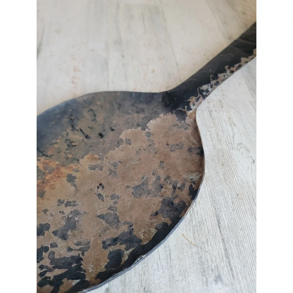 Large primitive metal spoon display unique farm house home decor figure